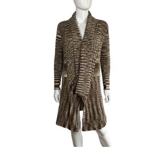 Alpaca Lael Lapel Front Alpaca Fur Fly Away Cardigan